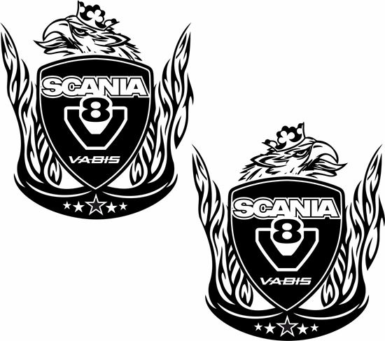 Picture of Scania V8 Vabis Decals / Stickers