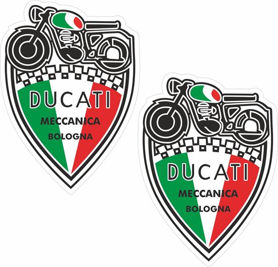 Picture of Ducati Maccanica Shield Decals / Stickers