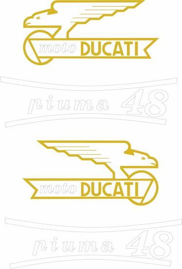 Picture of Ducati Piuma 48 replacement Decals / Stickers