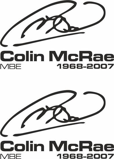 Picture of Colin Mcrea 1968 - 2007 Decals / Stickers