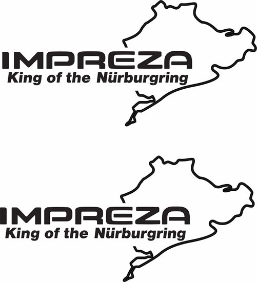 Picture of Impreza Nurburgring Decals / Stickers