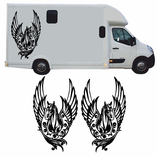 Picture of Horsebox side panel Decals / Stickers