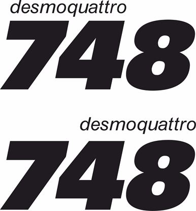 Picture of Ducati "748 desmoquattro" Fairing Decals / Stickers