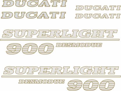 Picture of DUCATI 900 Super Sport / Light replacement Decals / Stickers