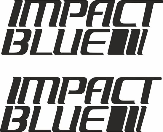 Picture of Impact Blue panel / Glass Decals / Stickers