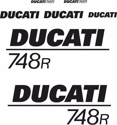 Picture of Ducati 748R Decals / Stickers kit