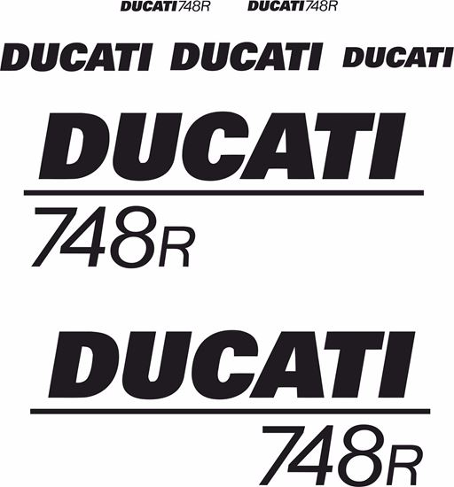 Picture of Ducati 748R Decals / Stickers kit