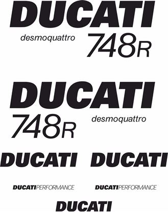 Picture of Ducati 748R desmoquattro replacement Decals / Stickers kit