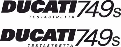 Picture of DUCATI 749s Testastretta replacement Fairing Decals / Stickers