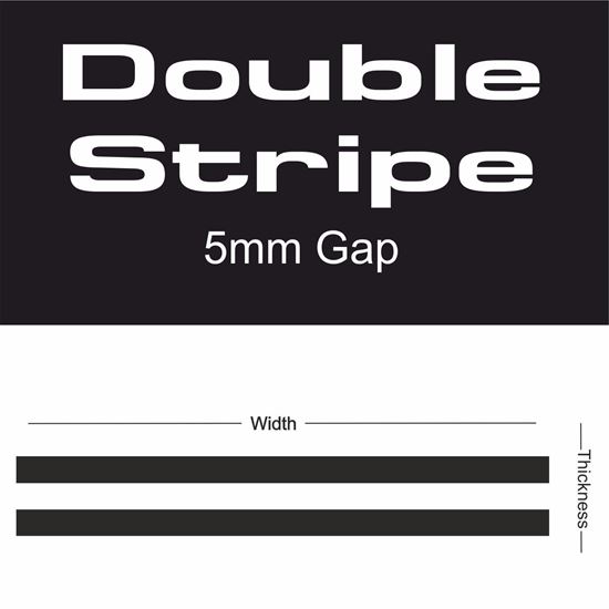 Picture of Double Stripe 5mm gap