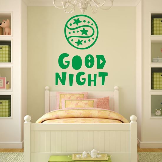 Picture of "Good Night" Wall Art sticker