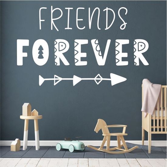 Picture of "Friends forever" Wall Art sticker