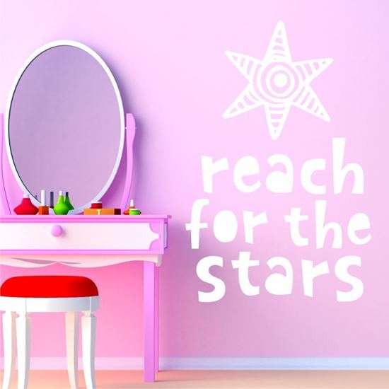 Picture of "Reach for the stars" Wall Art sticker