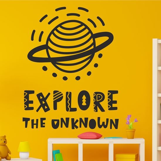 Picture of "Explore the unknown" Wall Art sticker