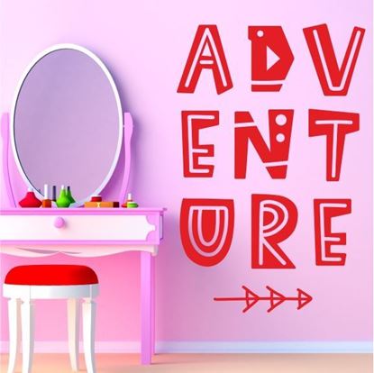 Picture of "Adventue"  Wall Art sticker