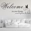 Picture of "Welcome to our home"  Wall Art sticker