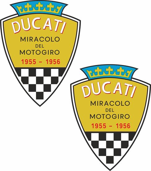 Picture of Ducati Miracolo Del Motogiro Decals / Stickers