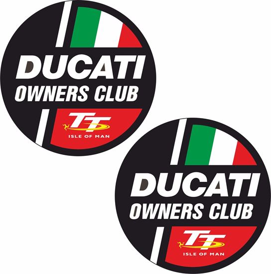 Picture of Ducati TT owners Club Decals / Stickers