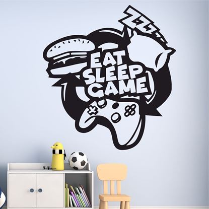 Picture of "Eat, Sleep, Game" Wall Art sticker