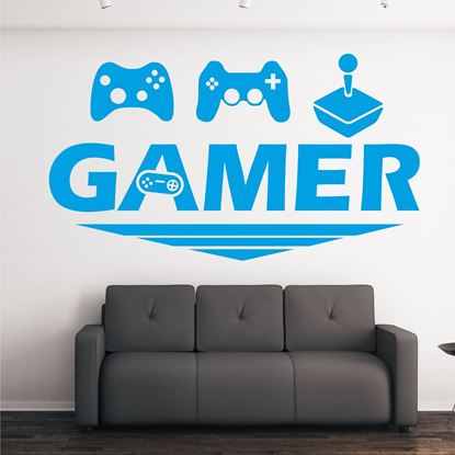 Picture of "Gamer" Wall Art sticker