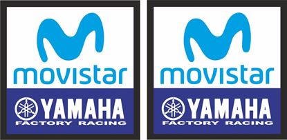 Picture of Yamaha Movistar Factory Racing Decals / Stickers