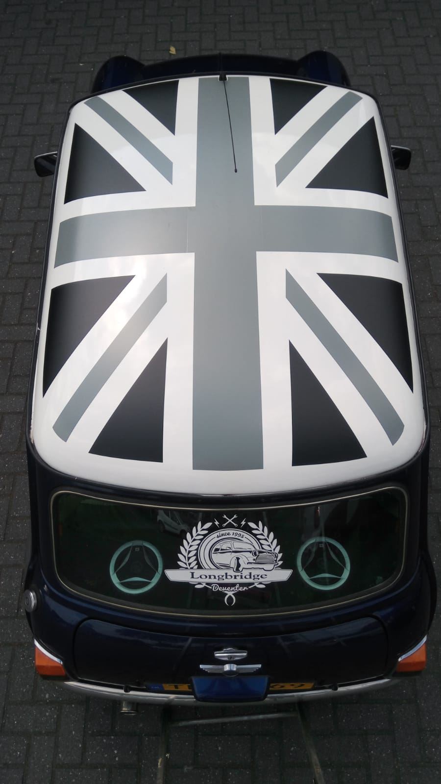 Zen Graphics Classic Mini Union Jack Roof Graphic / Sticker