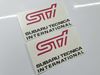 Picture of Impreza STi version 5 fog cover Decals / Stickers ANTHRACITE