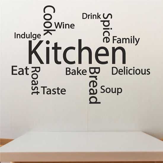 Picture of "Kitchen.."  Wall Art sticker