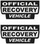 Picture of Official Recovery Vehicle Decals / Stickers