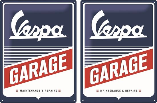 Picture of Vespa Garage Decals / Stickers