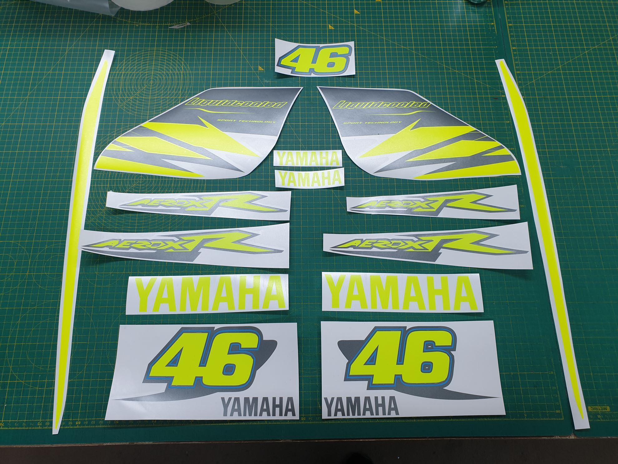 Zen Graphics - Yamaha Aerox R Sport Technology replacement Decals ...