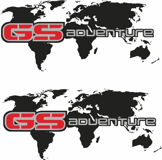 Picture of BMW GS  Givi / Touratech Pannier  Decals / Stickers
