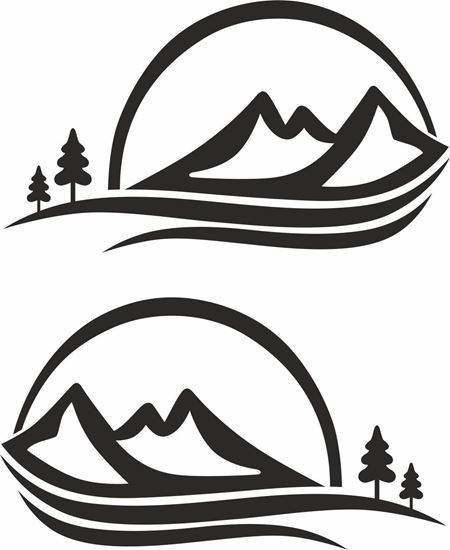 Picture of Camper Van Decals  / Stickers