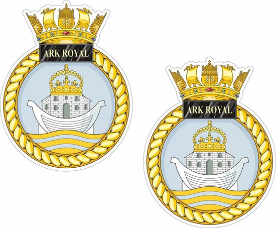 Picture of HMS Ark Royal (R07), emblem Sticker