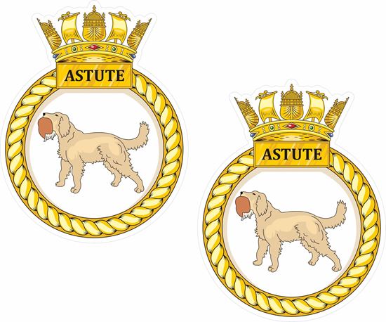 Zen Graphics - HMS Astute (S119), emblem Sticker