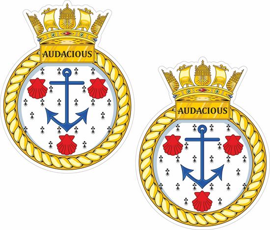 Picture of HMS Audacious (S122), emblem Sticker