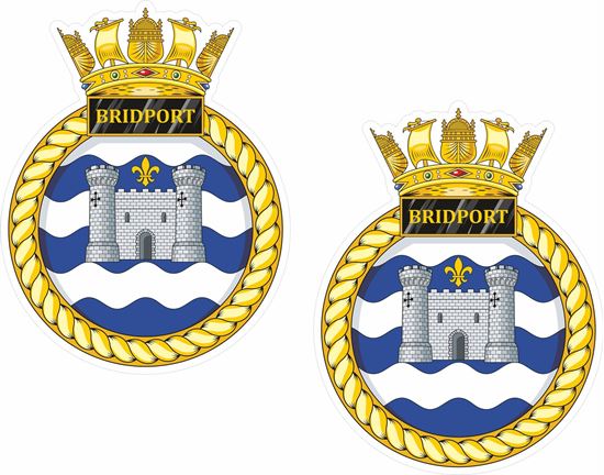 Picture of HMS Bridport (M105), emblem Sticker