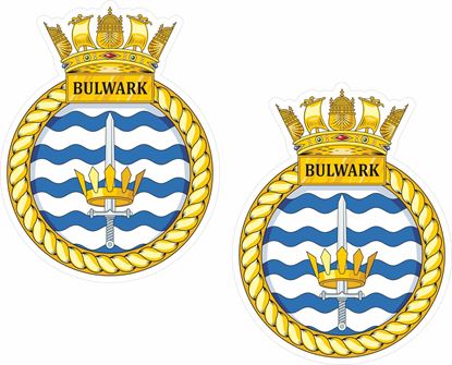 Picture of HMS Bulwark (L15), emblem Sticker