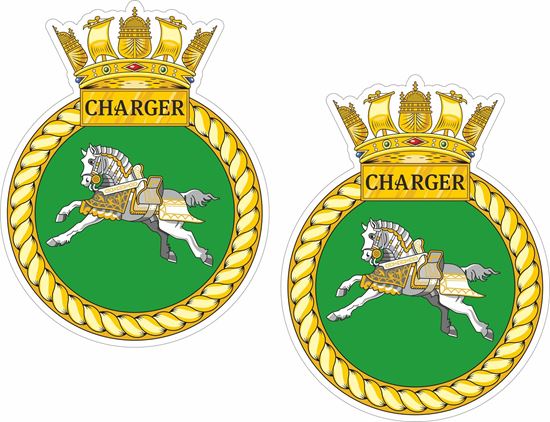 Picture of HMS Charger (P292), emblem Sticker