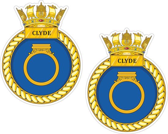 Picture of HMS Clyde (P257), emblem Sticker