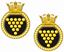 Picture of HMS Cornwall (F99), emblem Sticker - copy