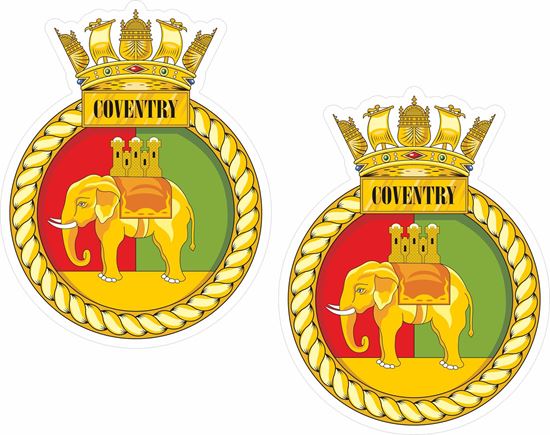 Picture of HMS Coventry (D118), emblem Sticker
