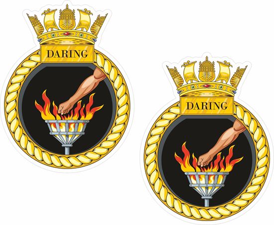 Picture of HMS Darling (D32), emblem Sticker