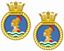 Picture of HMS Dauntless (D33), emblem Sticker