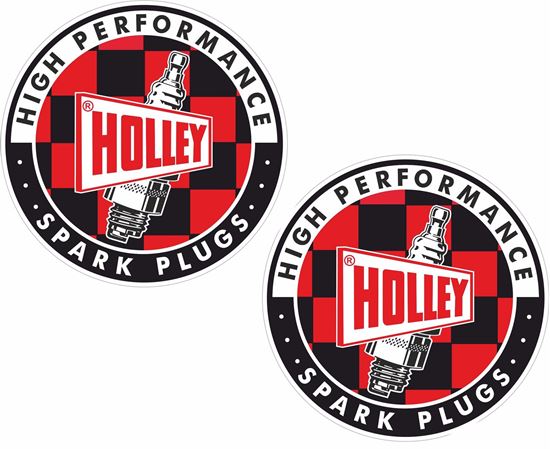 Picture of Holley Spark Plugs Decals / Stickers