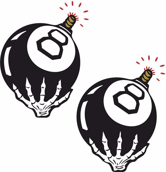Picture of 8 Ball general panel  Decals / Stickers