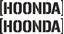 Picture of "Hoonda" JDM Decals / Stickers