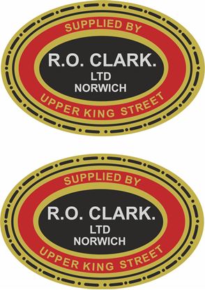 Picture of R.O. Clark Ltd Norwich Dealer Decals / Stickers