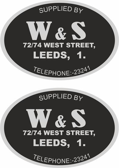 Picture of W & S Leeds Dealer Decals / Stickers