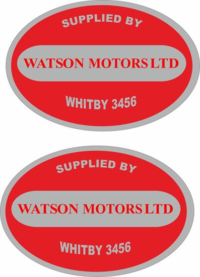 Picture of Watson Motors Ltd Whitby Dealer Decals / Stickers